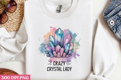 Crazy Crystal Lady PNG, Crystal Sublimation PNG Product Image 2