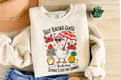 Silly Teacher Goose Svg | Svg Files for Cricut | Shirt Svg Product Image 1