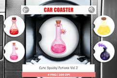 Car Coaster Spooky Potion Cuties Product Image 1
