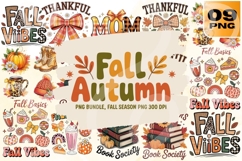 Fall Autumn Bundle PNG - 9 Designs Product Image 1