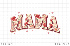 Floral Mama PNG, Mother's Day T-Shirt Design, Mothers Day Product Image 1