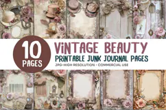 Vintage Beauty Junk Journal Pages Product Image 1