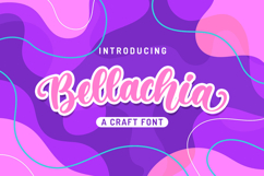 Bellachia - A Craft Font Product Image 1