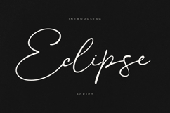 Eclipse Script Elegant Signature Handwritten Font Product Image 1