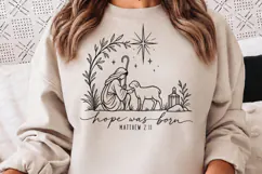 Greatest Gift of All Nativity PNG, Matthew 2:11 Christian Ch Product Image 1