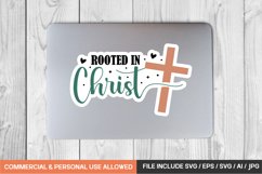 Boho christian Sticker Svg Bundle / 20 sticker designs Product Image 3