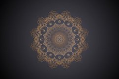 Golden Mandala Pattern Luxury Decoration Product Image 2
