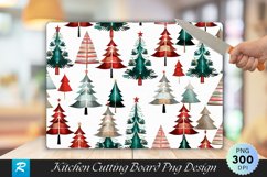 Scandinavian Trees Maple Cutting Board PNG Design Product Image 1