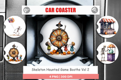 Car Coaster Skeleton Game Booths Product Image 1
