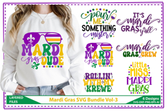 Mardi Gras SVG Bundle, Mardi Gras T-shirt Designs Product Image 1