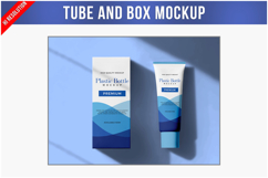 Tube and Box Cosmetic Mockup Product Image 1