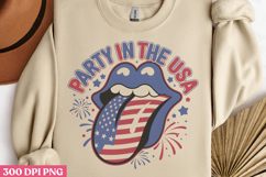 Party in the USA PNG, 4th Of July Sublimation PNG Product Image 2