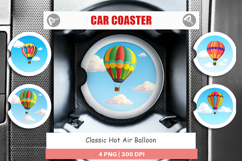 Car Coaster Classic Hot Air Balloon Product Image 1