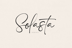 Solasta Signature Script Elegant Handwritten Product Image 1
