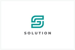 Letter S round logo design vector template Product Image 1