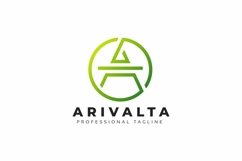 Letter A Circle Logo Product Image 1