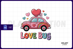 Valentine’s Day PNG, Love Bug PNG Design Product Image 1
