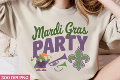 Mardi Gras Party PNG, Mardi Gras Sublimation PNG Product Image 2
