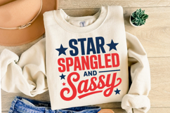 Star Spangled and Sassy svg | 4th of july Svg | Shirt Svg Product Image 2