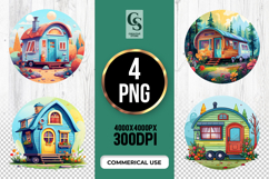 Home Clipart Trailer Park Clipart PNG Product Image 1
