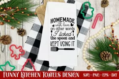 Homemade with love on other words i licked the spoon and kep Product Image 1