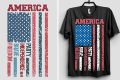 America Brave Freedom SVG, 4th of July SVG, USA 1776 SVG Product Image 1