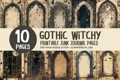 Gothic Arch Junk Journal Pages Product Image 1