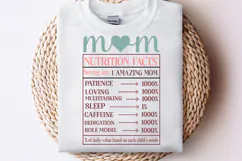 Mom Nutrition SVG PNG Design, Mother's Day SVG Product Image 1