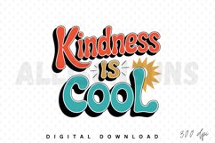 Kindness Is Cool Sublimation Design Product Image 1