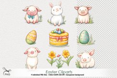 Easter cliparts Product Image 1