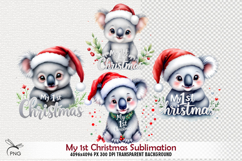 My 1st Christmas Sublimation - 4 Variations Product Image 1