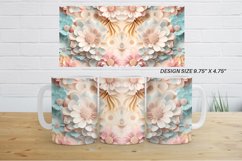 3D Flower Quiling Pastel| Mug sublimation design Product Image 3