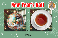 Christmas tree ball, stand for hot food Product Image 1
