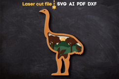 Moa SVG laser cut file for Glowforge Product Image 1