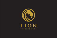 Lion Head Logo Design Vector Illustration Product Image 1