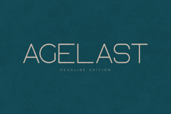 Agelast Headline Edition Minimal Sans Serif Font Product Image 1