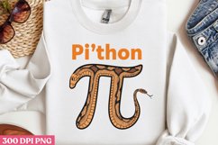 Pi&#039;thon PNG, Pi Day Sublimation PNG Product Image 2