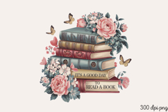 IT&#039;S A GOOD DAY TO READ PNG, Book Lover Sublimation PNG Product Image 2