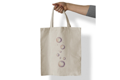 Summer Ocean Pink Air Bubbles Circle Watercolor PNG Product Image 4