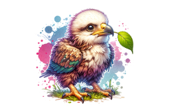 Cute Eagle Clipart - PNG File Product Image 2
