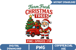 Rustic Holiday Sublimation, Christmas Png Product Image 1