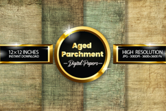 Aged Parchment Digital Papers - 04 Variation Product Image 1