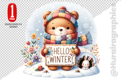 Hellow Winter Clipart - PNG File Product Image 2