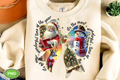 It&#039;s The Most Wonderful Time Of The Year PNG, Christmas Bow Product Image 8