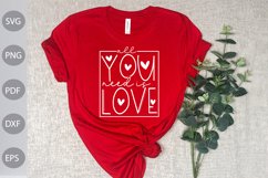 All You Need Is Love SVG | Design For Valentine SVG Cut File Product Image 3