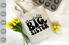 Promoted to Big Sister SVG Cut Files/ Sister Quote SVG Product Image 3