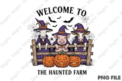Vintage Halloween Farm Png Bundle Product Image 7
