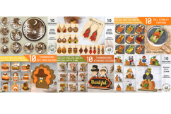 3D Autumn Mega bundle laser cut. Fall home decor SVG Product Image 2