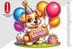 Cute Dog Clipart - PNG File Product Image 1