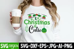 Christmas Cutie SVG Cut File,Christmas SVG Cutting File Product Image 2